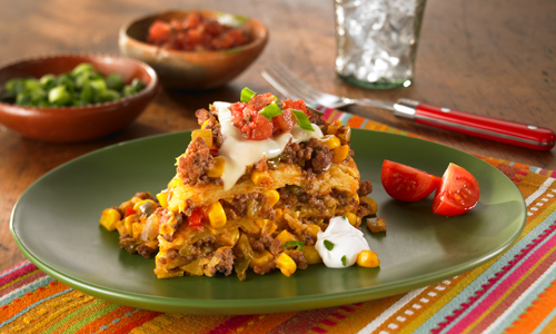 Slow Cooker Beef Tamale Casserole