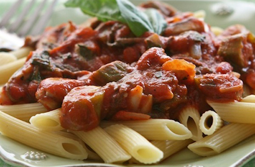 Cool Food Panel Vegetarian Pasta