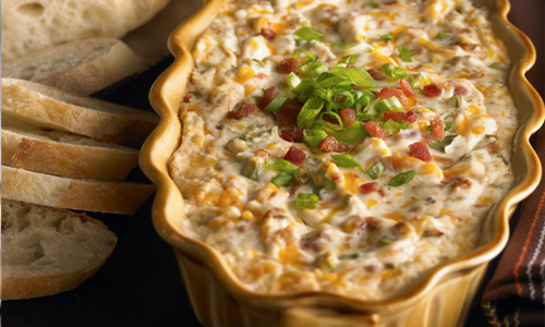 Warm and Creamy Bacon Dip