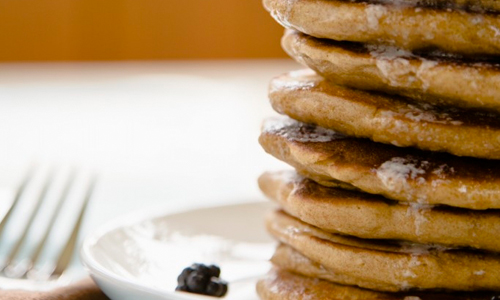 Whole Grain Greek Yogurt Pancakes