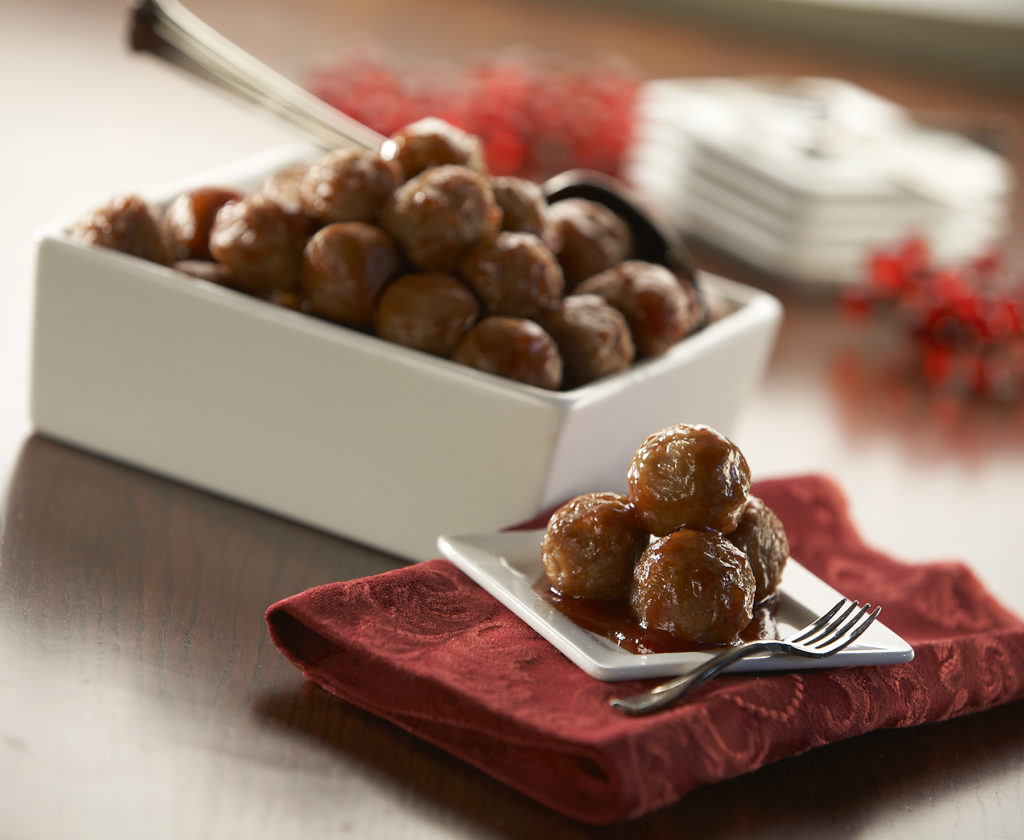 Slow Cooker Sriracha Meatballs
