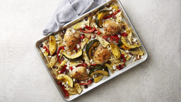 Mediterranean Sheet Pan Chicken Image