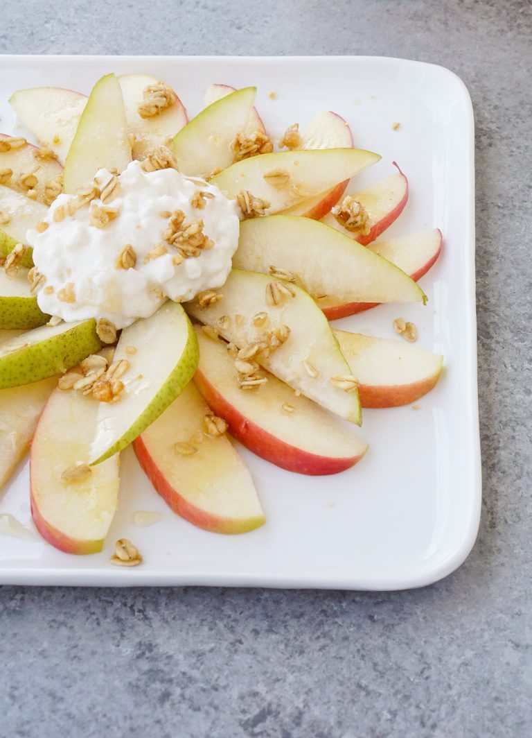 Pear and Apple Nachos