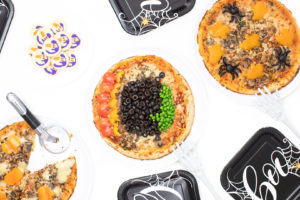 Dawn Halloween Pizza Party Spread