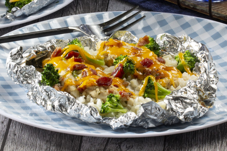 Chicken & Veggie Foil Packets