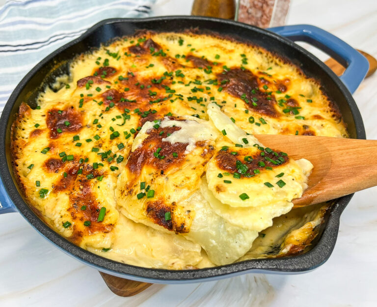 French Onion Potatoes au Gratin