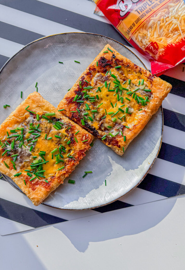 Cheesy Smashed Potato-Upside Down Pie