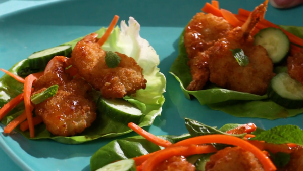 Shrimp Lettuce Cups