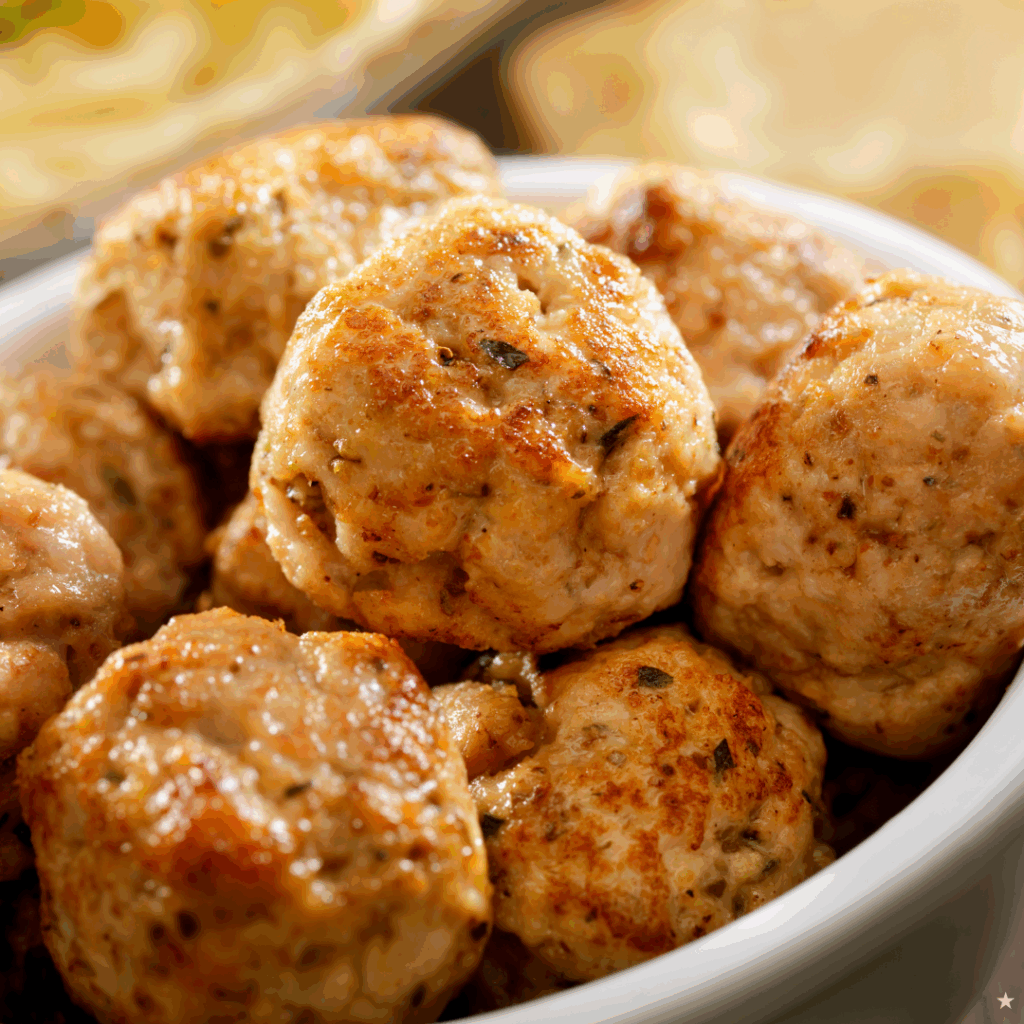 Homemade Turkey Meatballs