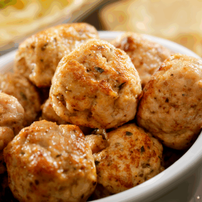 Homemade Turkey Meatballs