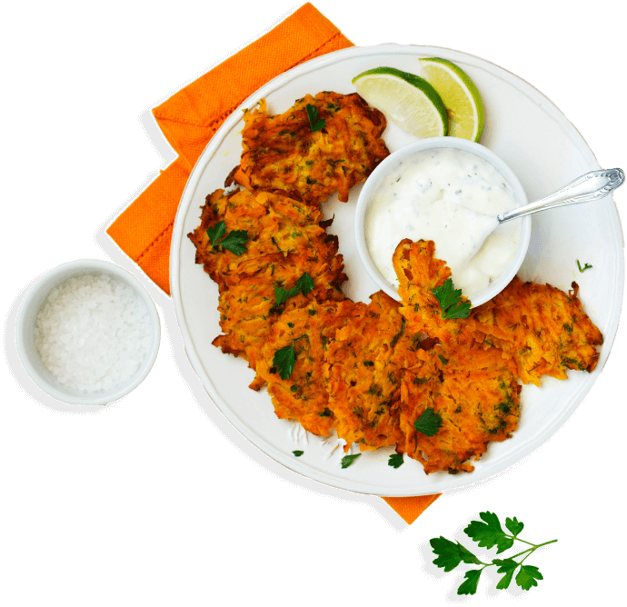 dish with food